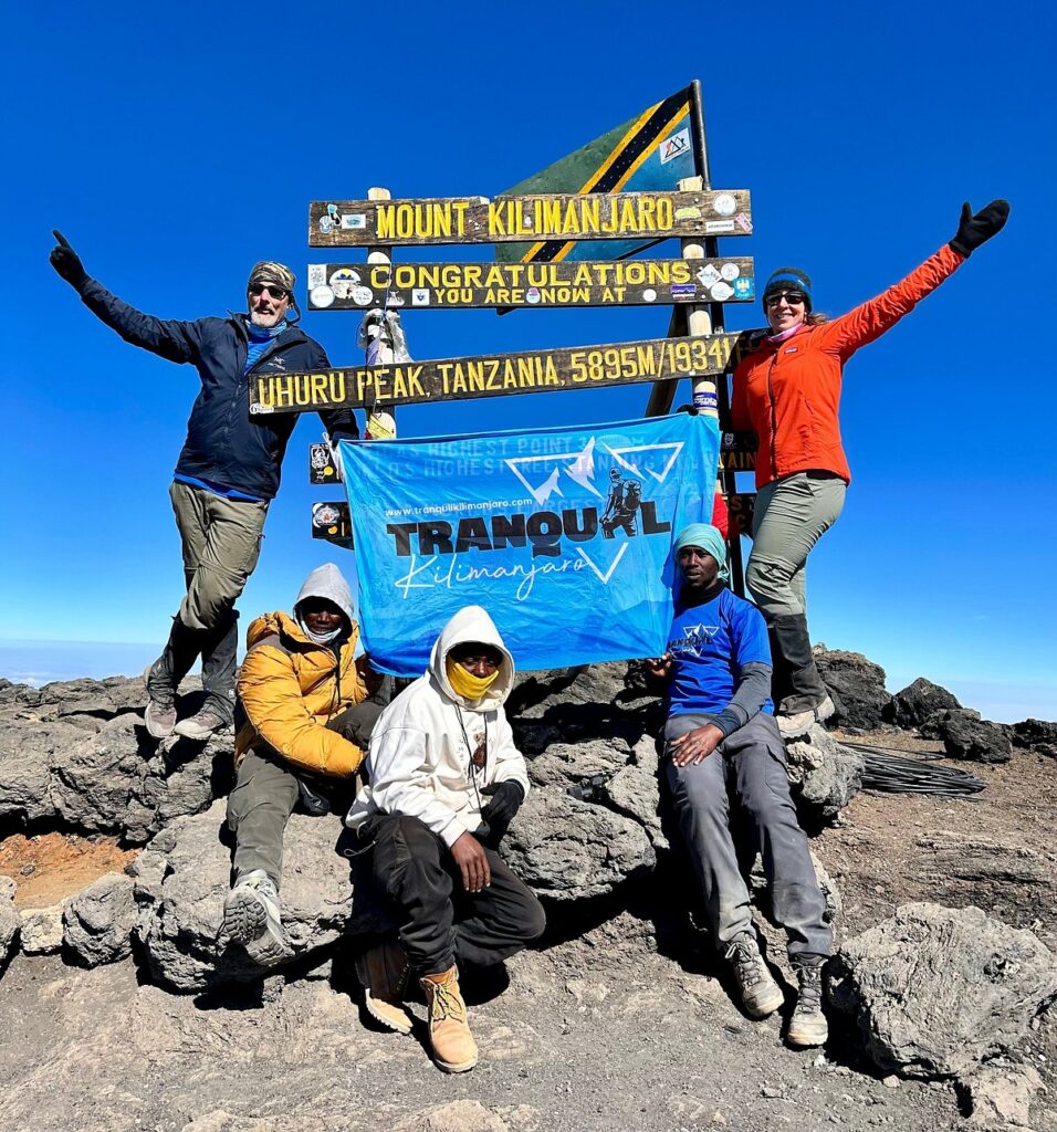 caption Uhuru Peak